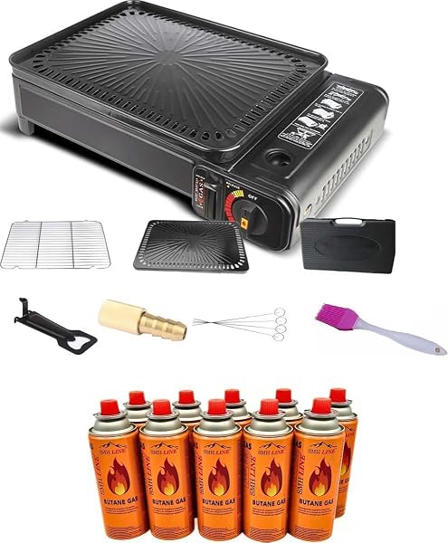 SMH LINE 2-in-1 Camping Gas Grill