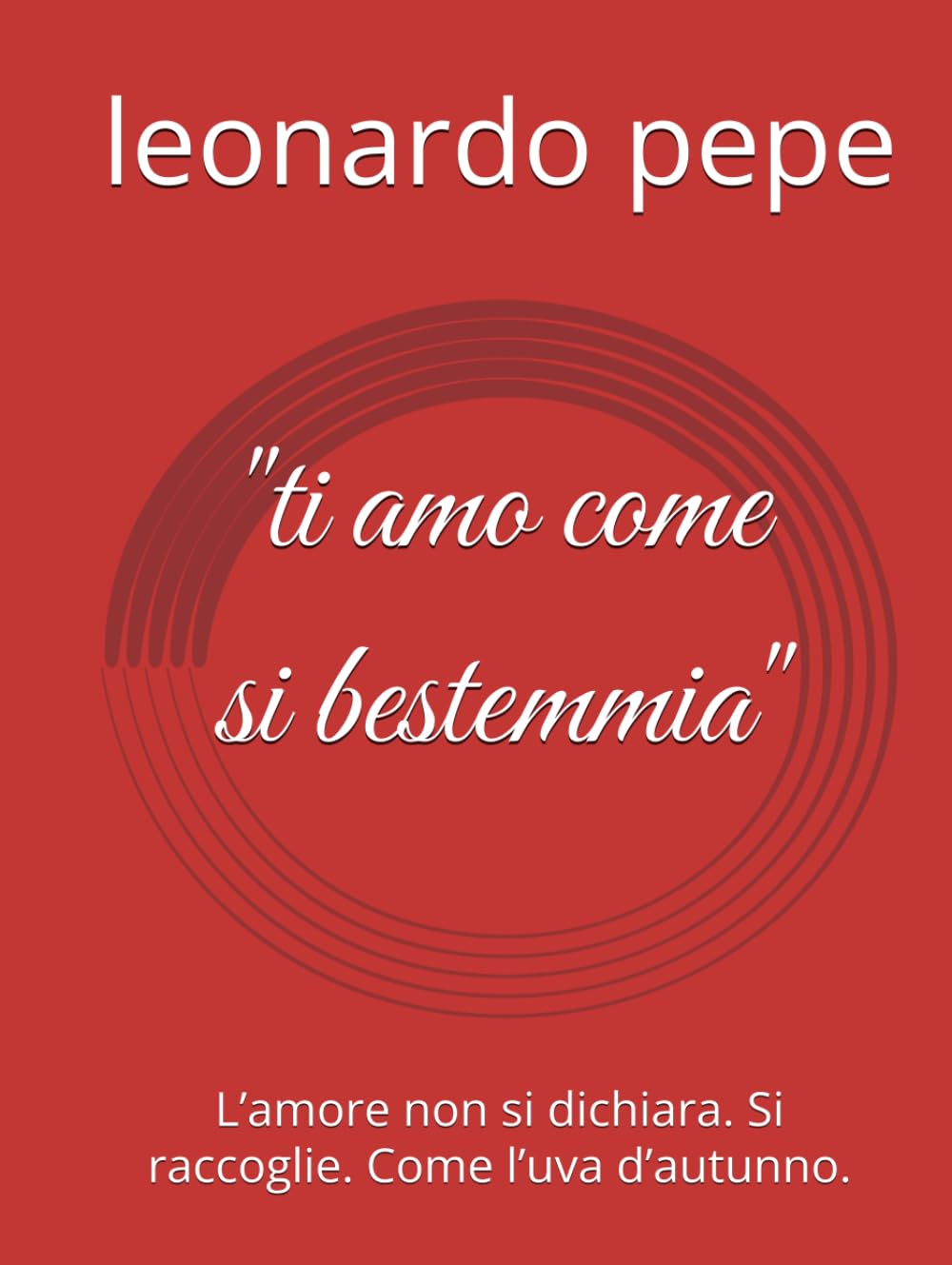 ''ti amo come si bestemmia'': L’amore non si dichiara. Si raccoglie. Come l’uva d’autunno.