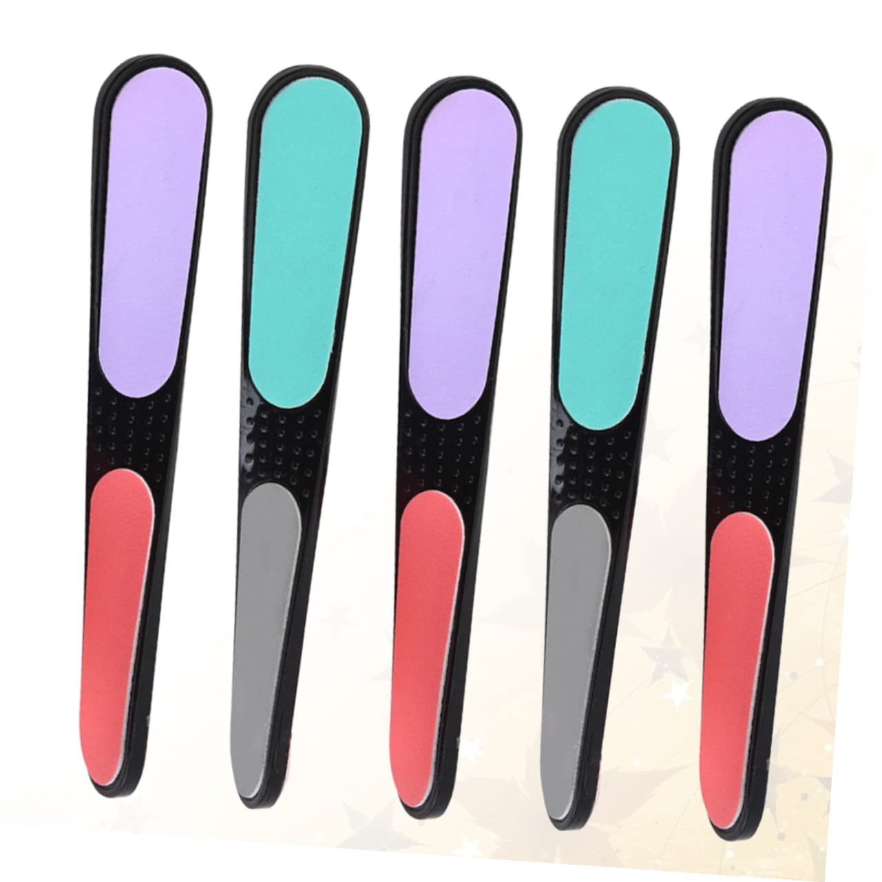 MAGICLULU 3 Set Multifunzione Per Modellare I Bordi Delle Unghie Lucidare E Levigare Gli Strumenti Limare Le Unghie Manicure Per Nail Art E Uso 10 Pezzi * 3