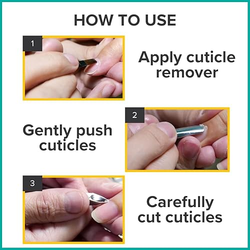 Miniatura 6 de Rui Smiths Pinzas profesionales para cutículas, acero al carbono chapado en oro, mango francés, doble resorte, mandíbula de 0.236in (mandíbula