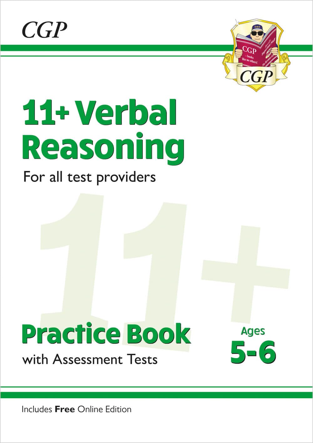 11+ Verbal Reasoning Practice Book & Assessment Tests - Ages 5-6 (for all test providers) (CGP 11+ Ages 5-6)