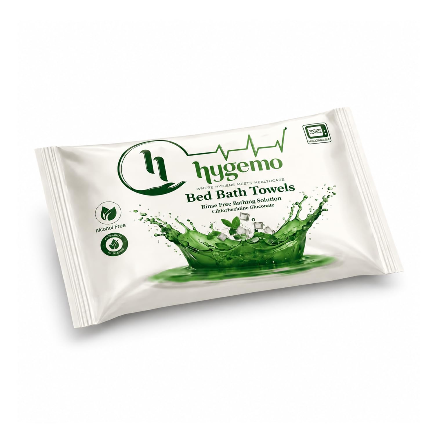 Bed Bath Wipes for Adults | Body Sponging | Advanced Germ Protection | Alcohol & Parabens Free (Green, 10 Wipes)-image-20