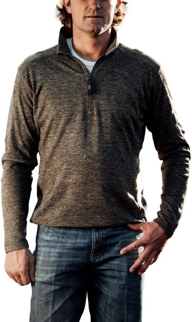 STS Ranchwear mens Quarter Zip PulloverLightweight base layer