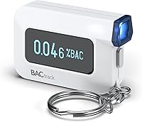 Vista 1 de BACtrack Alcoholímetro de llavero C6 Precisión de grado profesional Conectividad inalámbrica opcional para teléfonos inteligentes Compatible