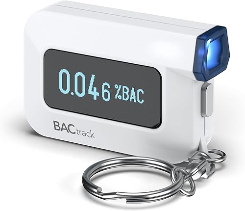 BACtrack Alcoholímetro de llavero C6 | Precisión de grado profesional | Conectividad inalámbrica opcional para teléfonos inteligentes | Compatible