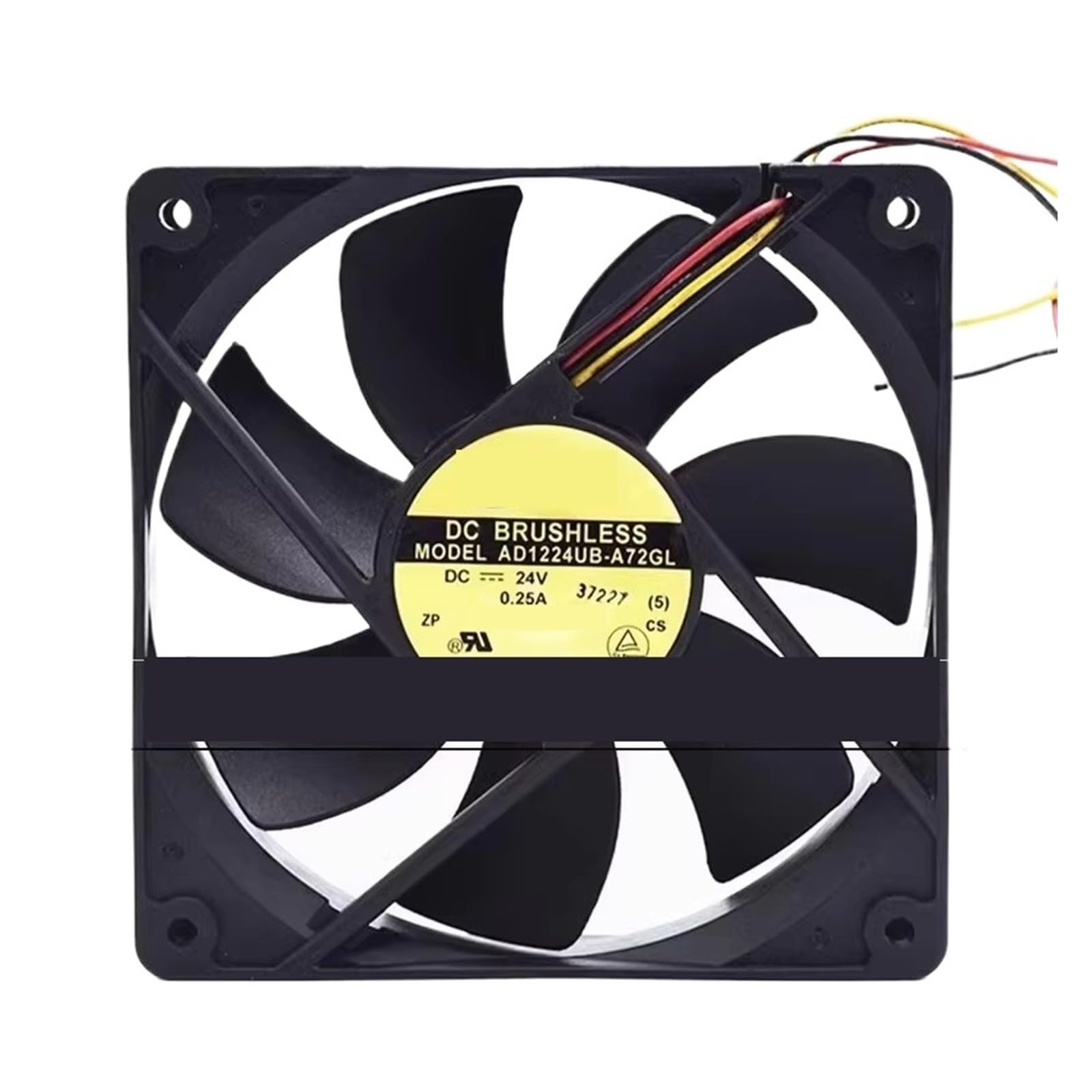 TPKMVGAP 12CM AD1224UB-A72GL 120 * 120 * 25MM 24V 0.25A 3-wire cooling fan(3-wire B2)