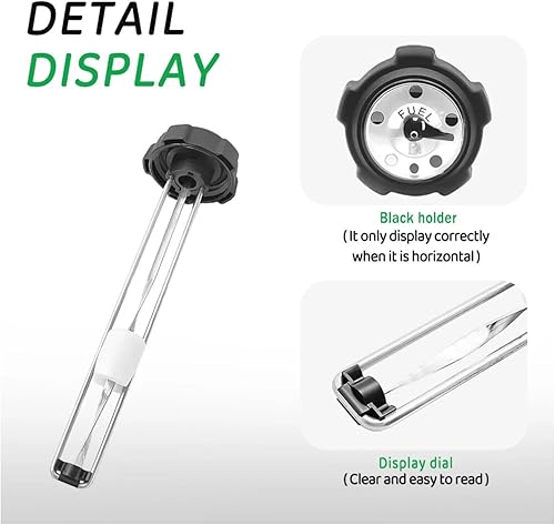Miniatura 3 de Tapa de gas para medidor de combustible de 9 pulgadas, repuesto para tractores John Deere 316 318 322 420 AM39206 AM143248