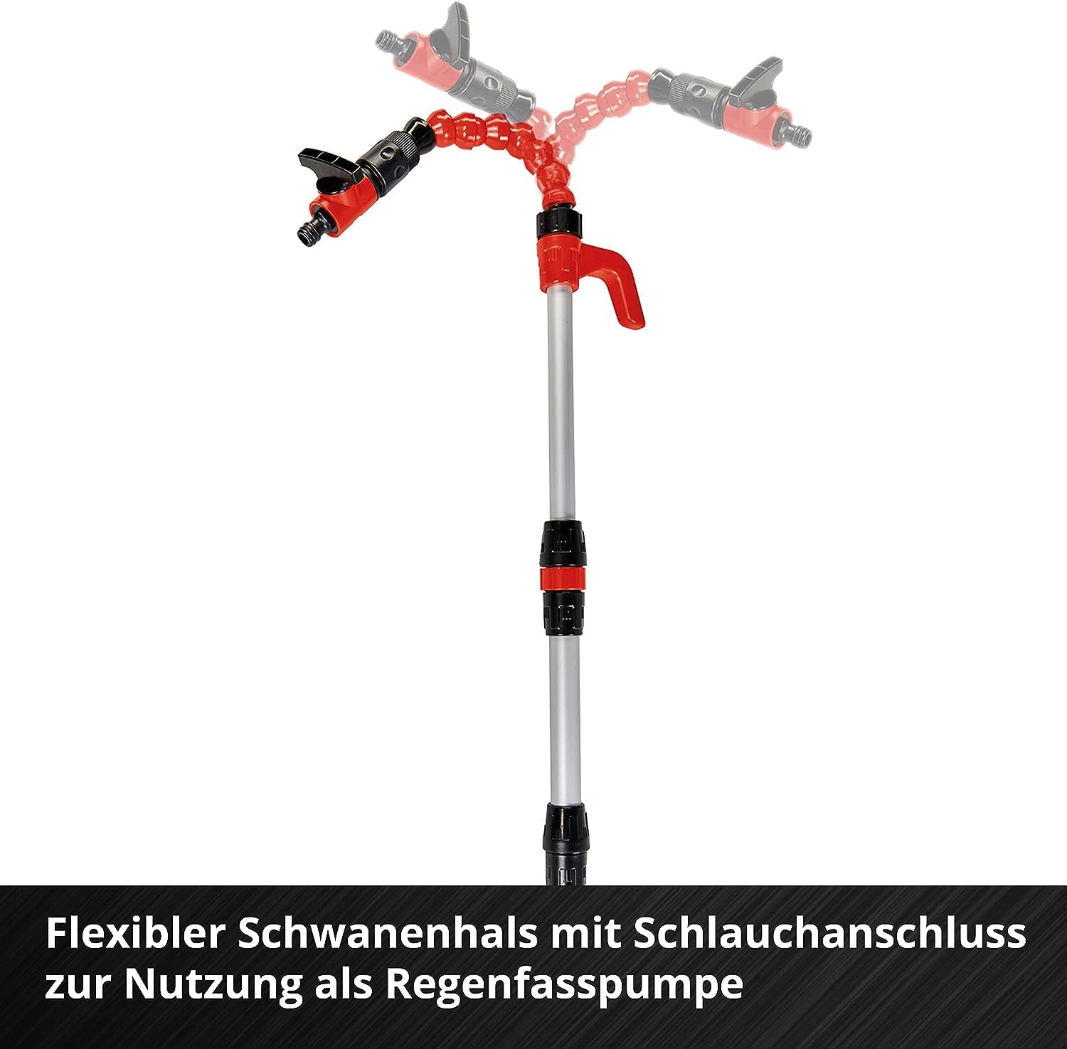 Einhell Akku-Tauchdruck/Regenfasspumpe GE-PP 18 RB Li-Solo Power X-Change (18 V, Förderdruck max. 2 bar, max. 3.000 L/h, flexible Batteriebox, ohne Akku)