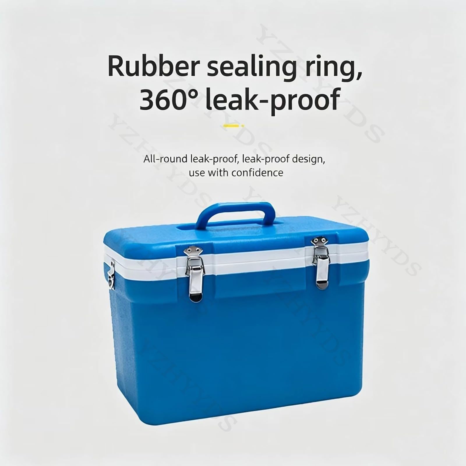 Enfriador De Vacunas PortáTil De 12 Litros, Refrigerador Fresco Con Correa Para El Hombro Y 4 Cajas De Hielo, Para Transporte De Vacunas, Espermatozoides Y Muestras BiolóGicas, Refrigerador De Viaje
