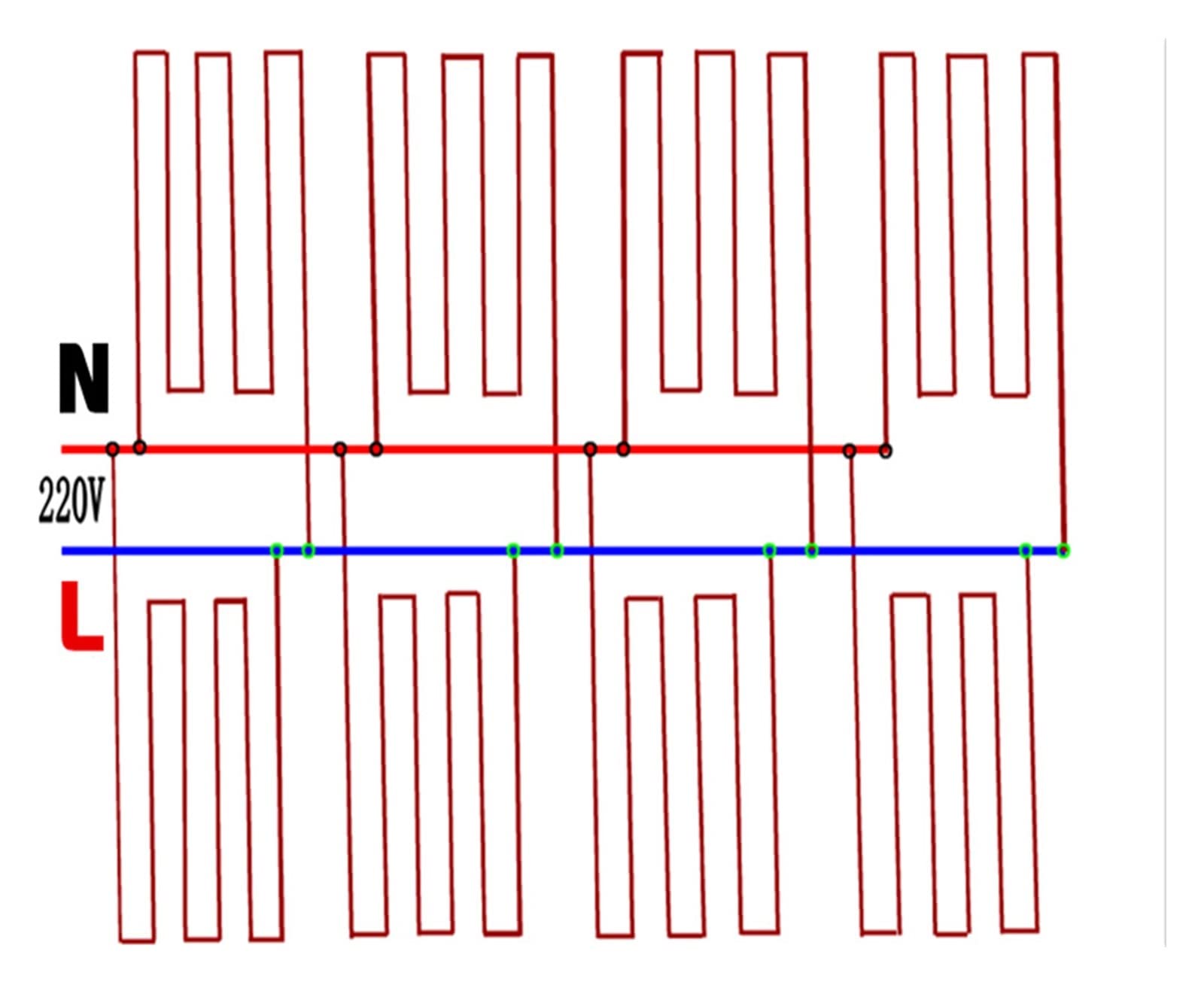 Babominimer Kohlefaser Heizkabel 12K 33 Ohm | Silikon-isoliert 3mm | Infrarot Fußbodenheizung