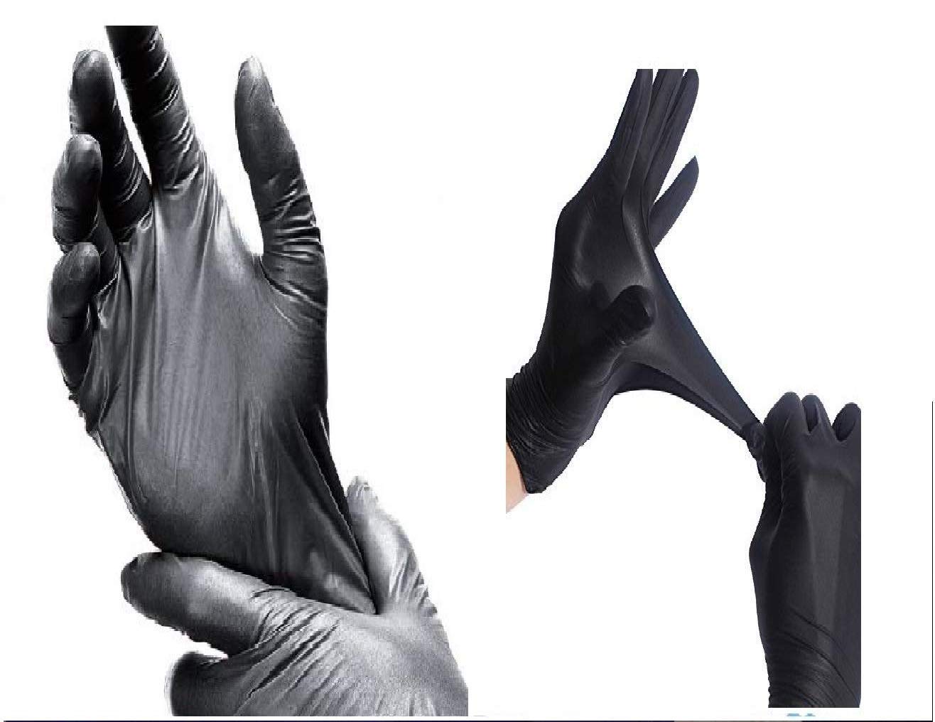 HandPRO Nitrile Powder-free hand gloves (Black, Large) (B07P3SZ8VN) Amazon Price History, Amazon Price Tracker