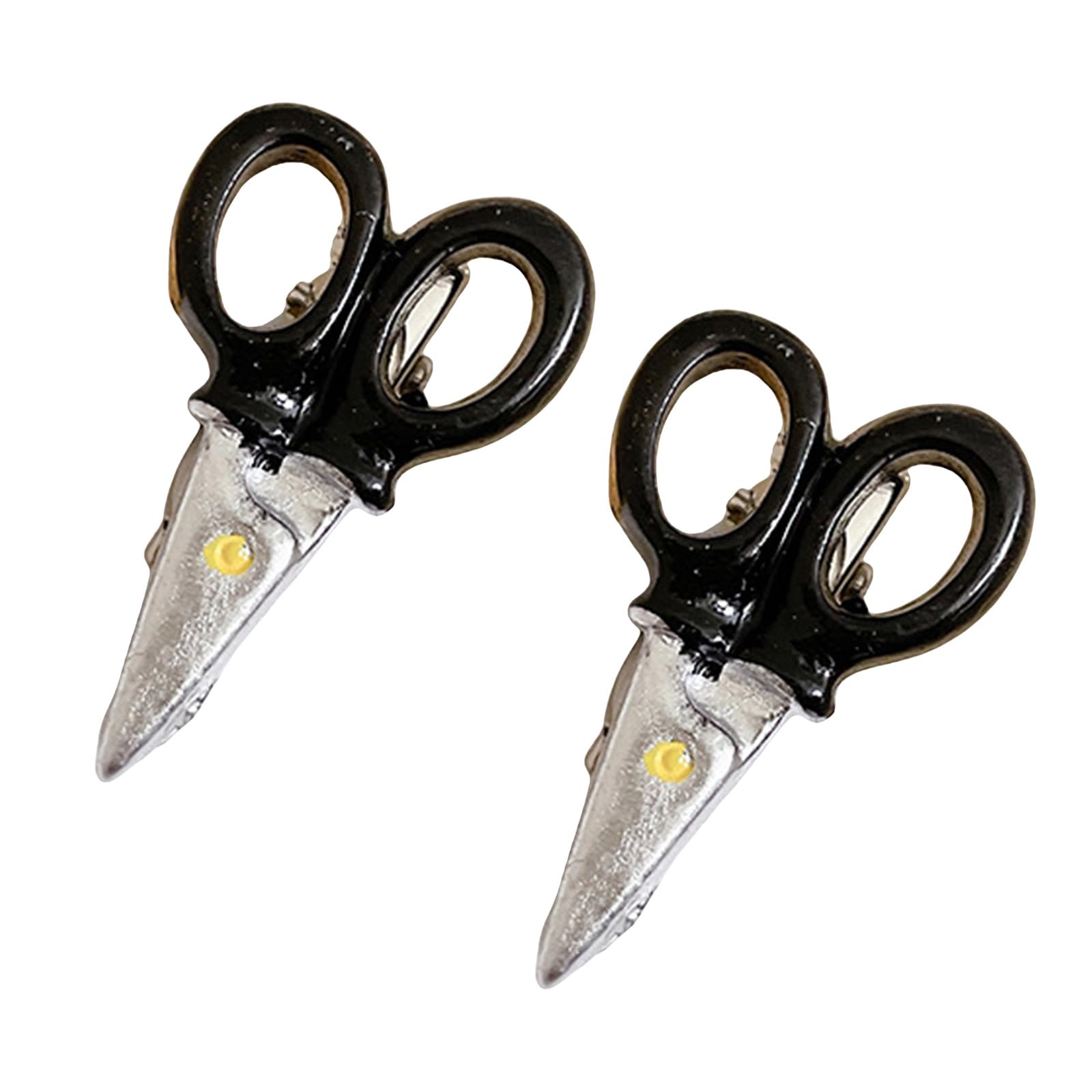 MICFENY 2PCS Retro Costume Barrettes Hairpins Acrylic Alloy Unisex Hair Accessories For Halloween Cosplay Festive Event