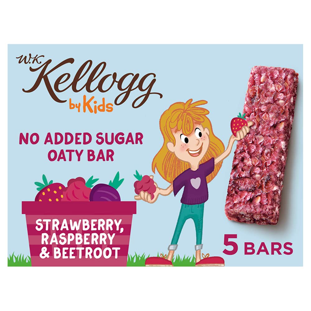 W.K. Kellogg by Kids Raspberry, Strawberry & Beetroot 5 x 22G
