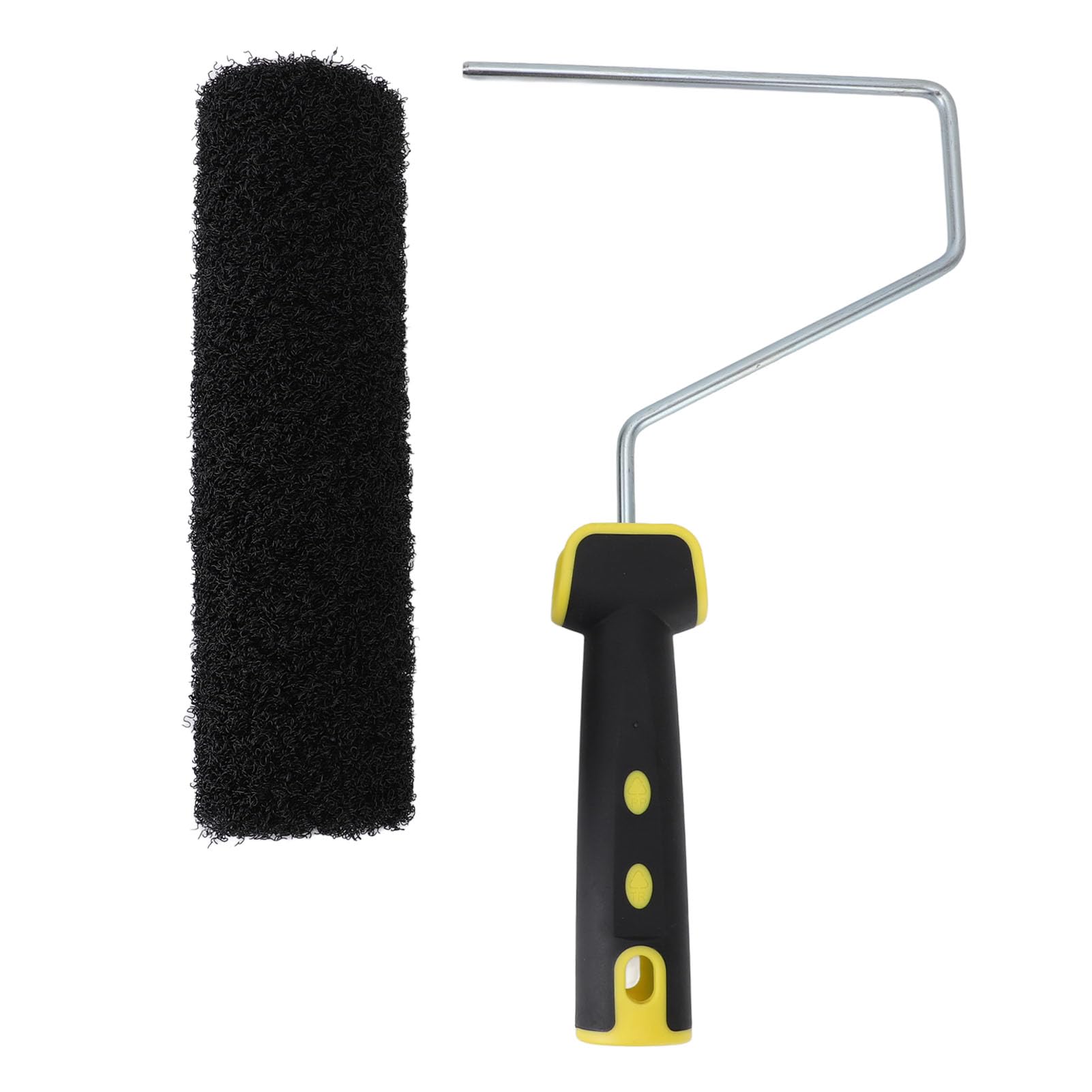 Reu - Rullo per pittura con manico antiscivolo, lavabile per pareti interne, applicazione rapida e uniforme con design omic per la massima precisione e t