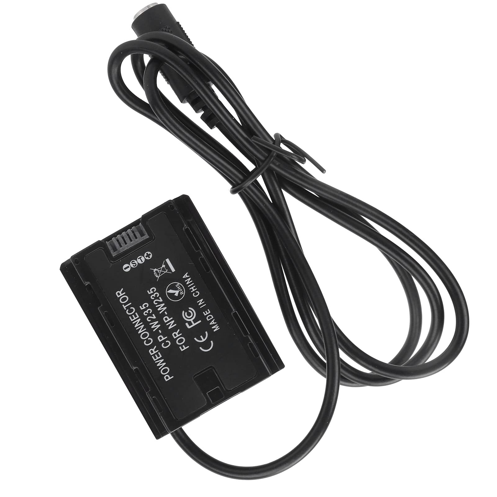 Generic Adattatore USB per Batteria Fittizia NP-W235 con Accoppiatore CC per Alimentazione Affidabile per XT-4 / GFX100S Realizzato in Plastica di Alta qualità