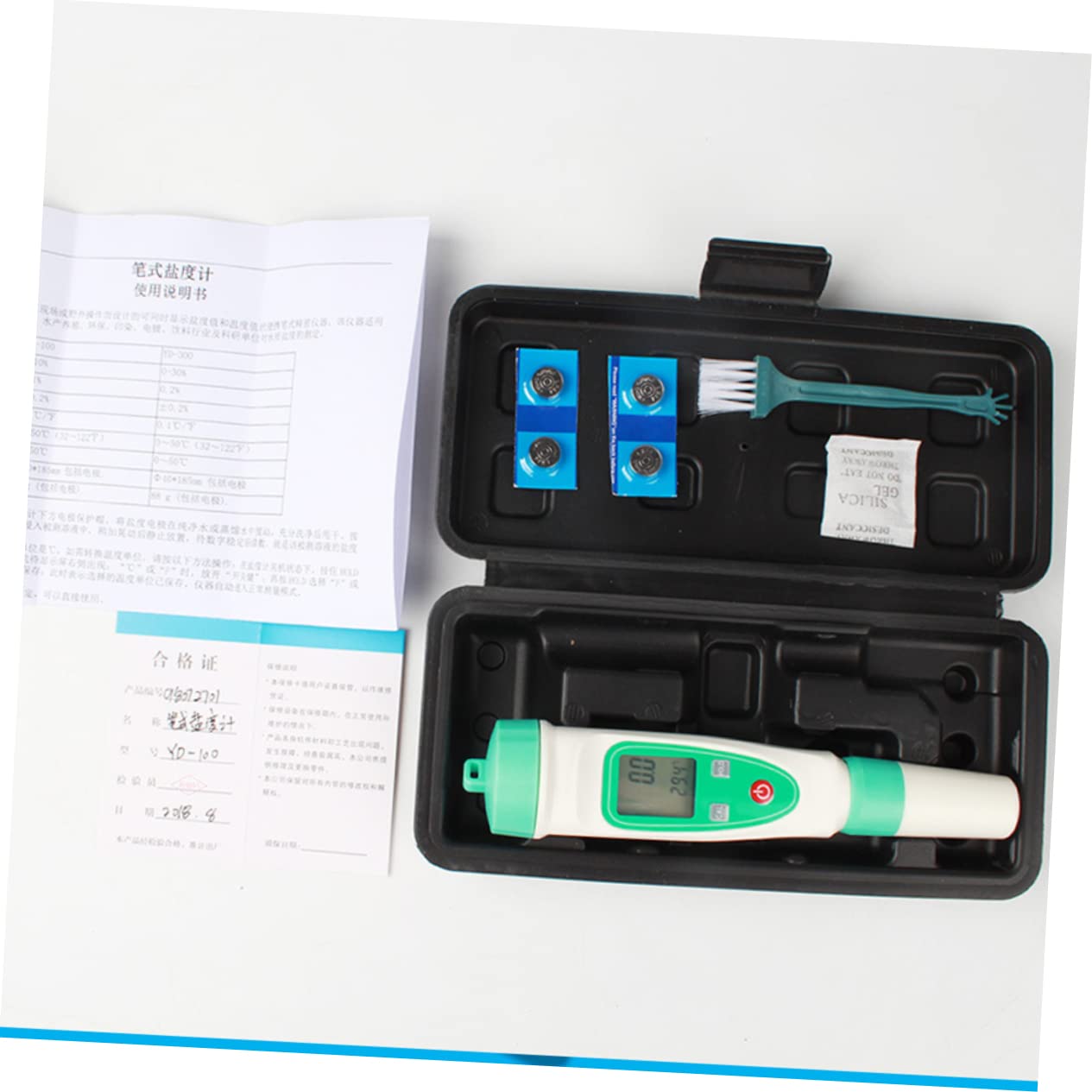 DOITOOL termómetros para acuarios procesamiento de Alimentos refractómetro Digital gravímetro de Agua Salada salímetro de Agua electrónico medidor de salinidad Pantalla Digital Hidrómetro