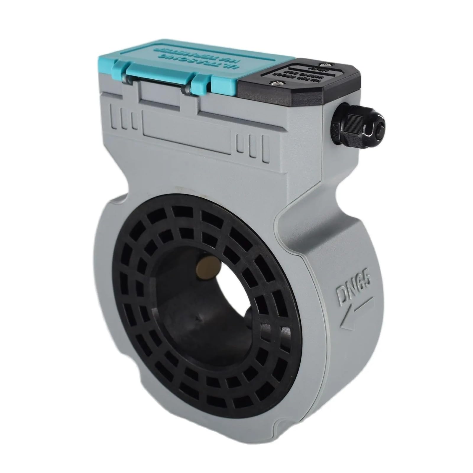 Medidor de caudal de agua, Conexión de brida del medidor de agua ultrasónico DN50mm DN65 DN80 DN100 IP68 Medidor de flujo de agua digital(DN80)