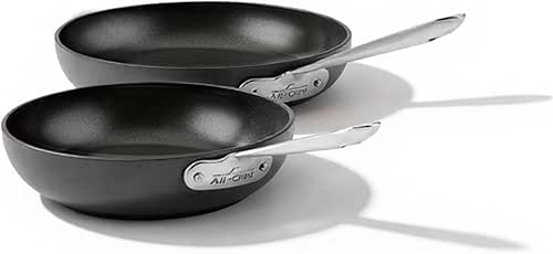 All-Clad HA1 Hard Anodized Non Stick Fry Pan Set 2