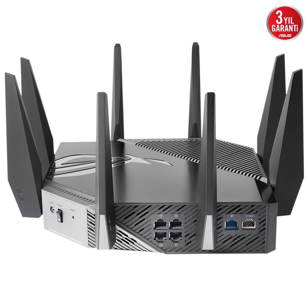 ASUS GT-AXE11000 routeur sans Fil Gigabit Ethernet Tri-Bande (2,4 GHz / 5 GHz / 6 GHz) Noir