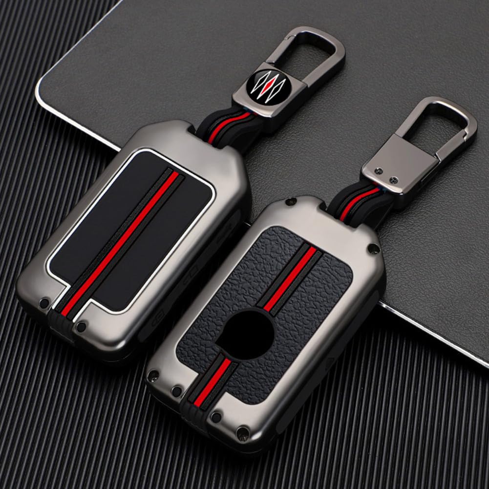 GUSCIO PORTACHIAVI AUDI TT - PELLE - LEGA DI ZINCO NERO