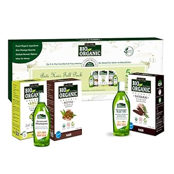 INDUS VALLEY Anti Hair-fall Pack with Amla ,Shikakai ,Reetha ,Growout Oil ,Growout Shampoo | Beauty Gift Set | Gift for Your Best Friend, Lover, Girlfriend, Fiancee, Wife, Mother, Daughter on Diwali Gift ,Christmas ,Birthday ,Anniversary ,New year ,Valentines Day ,Mothers Day-GIFT PACK (30g+30g+30g=90g , 25ml+25ml=50ml)