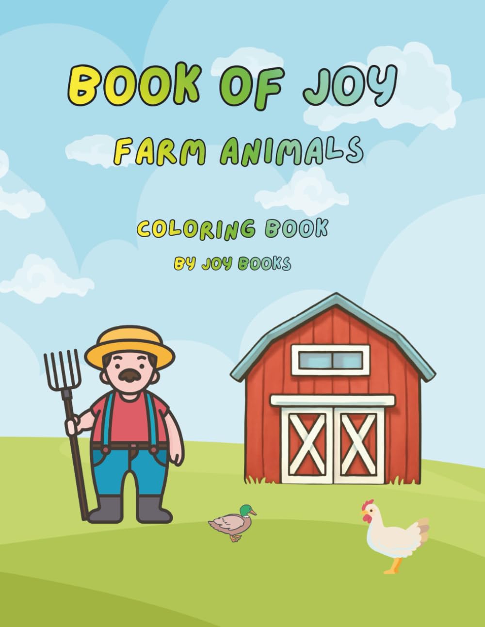 Book of Joy: A Simple and Aesthetic Coloring Book for Kids (The Joy Collection)