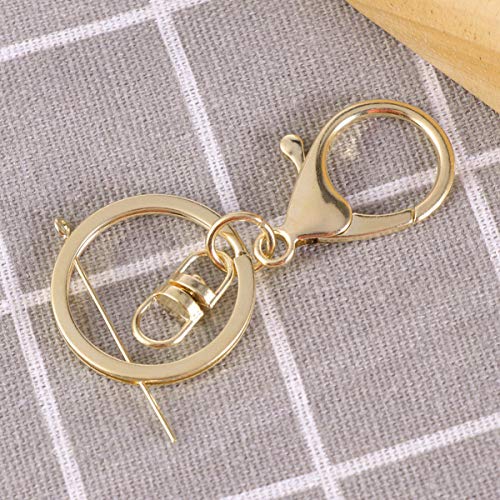 STOBOK Pcs Chave Clipe Cadeia Ganchos Conjunto 50 Cordão Mosquetão Cordão Chaveiro Fecho Da Lagosta