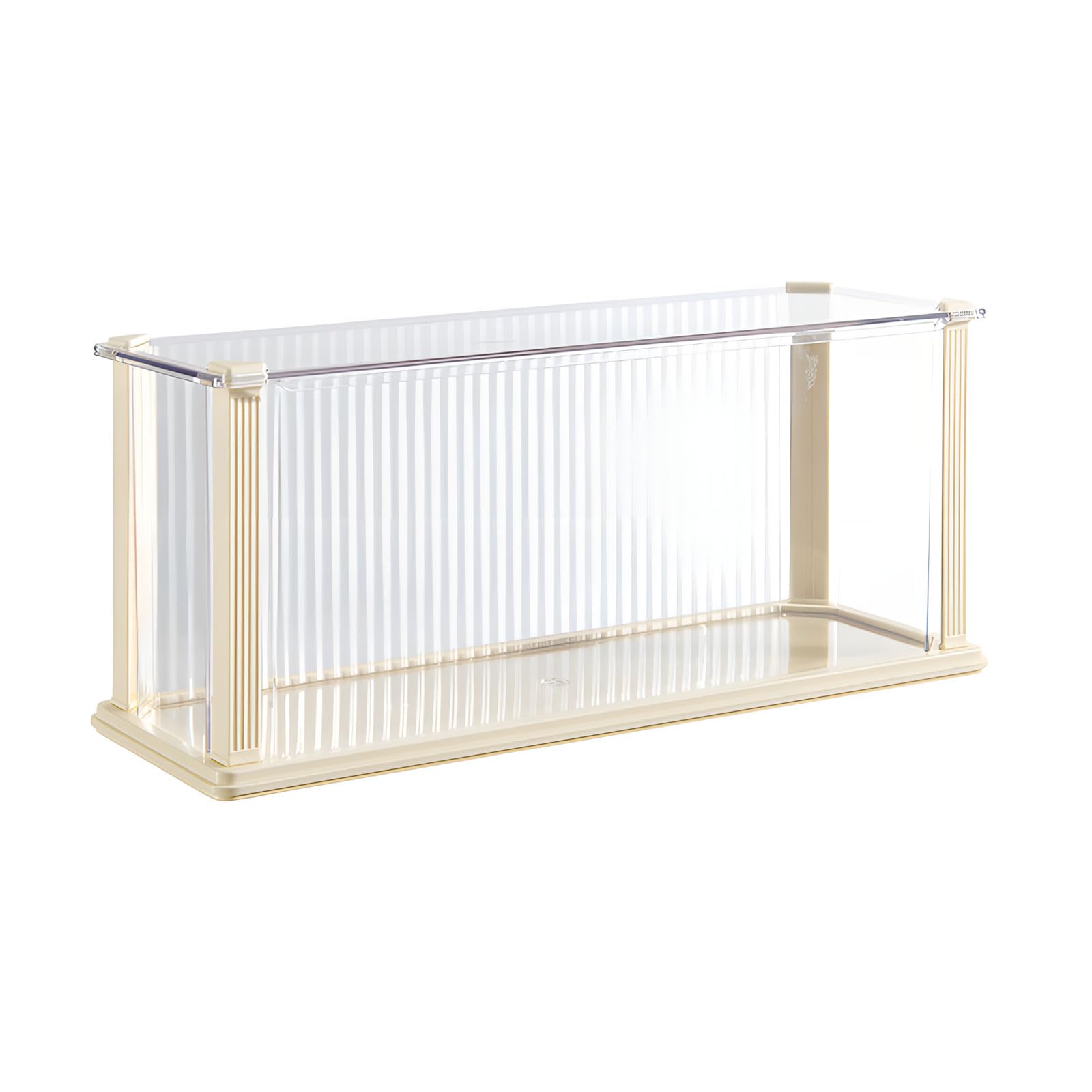 Stackable Clear Organizers for Box Collections with Waterproof Feature and Customizable Layout Display Case for Figurines