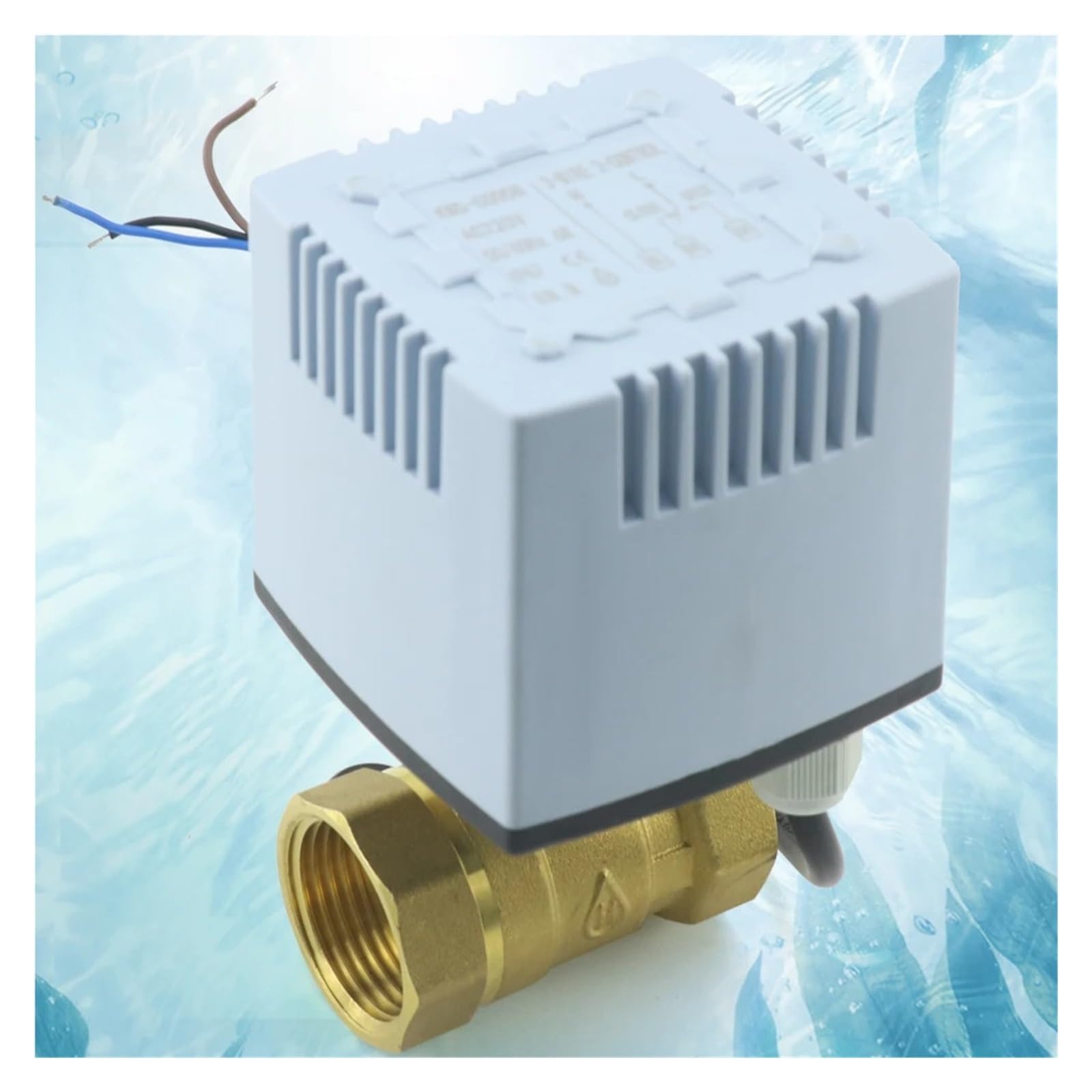 1/2" 3/4" 1" 1-1/4" AC DC12V Impermeabile IP67 Valvola A Sfera Elettrica Motorizzata In Ottone A 3 Fili 2 Controlli A Vie DN15/DN20/DN25/DN40(1-1/2",DC12V-24V)
