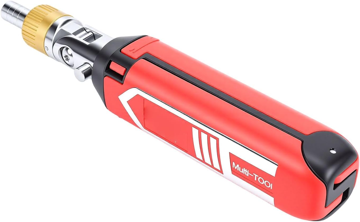 Garosa 14 in 1 Ratchet Set, Multifunctional Kit with 180 Degree Rotation and Essential Bits for Home Repair and Assembly