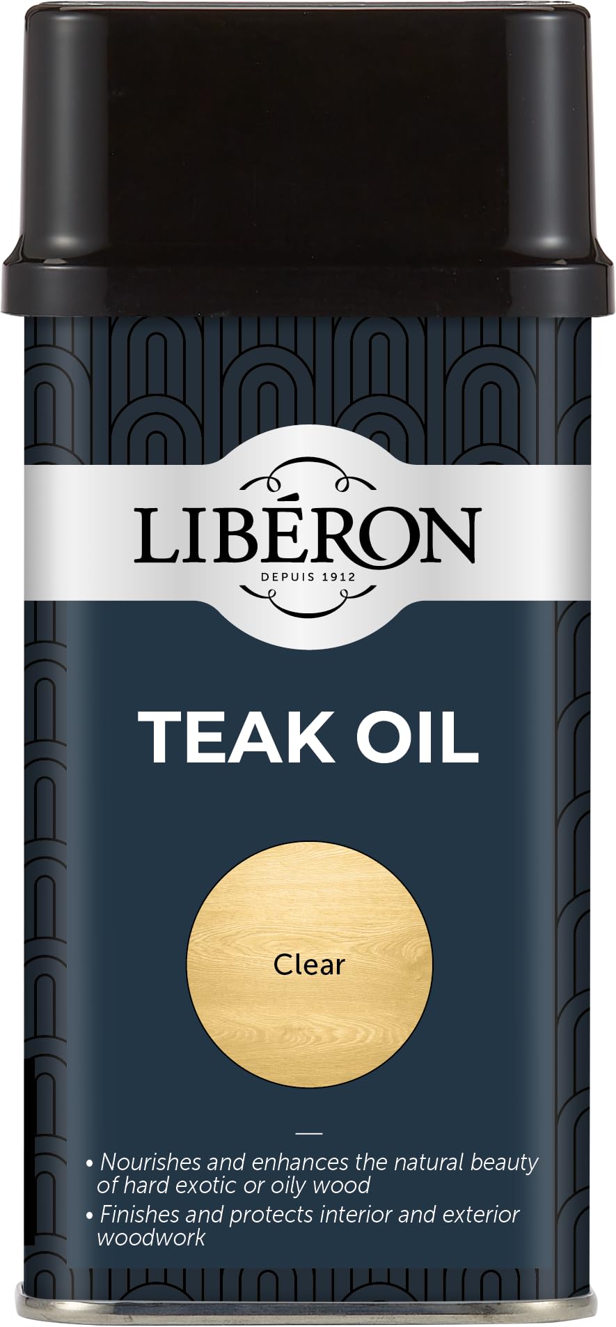 Libéron Teak Oil - Protects & Revives Interior & Outdoor Wood - UV & Weather-Resistant - Ideal for Garden Furniture & Hardwood - Clear - 250ml