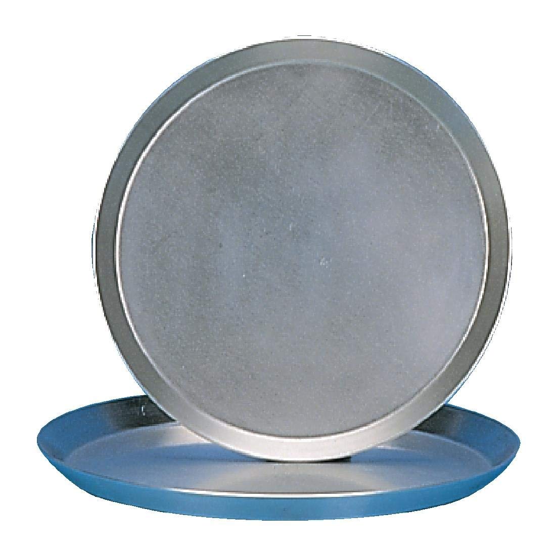 Stalwart F005 Aluminium Non-Stick Heavy Duty Tempered Pizza Pan, 15mm Height, 254mm Diameter