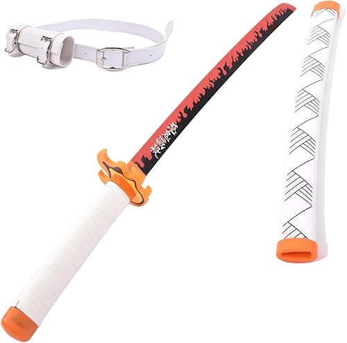 sanshimoxing Demon Slayer Sword Cosplay Sword Agatsuma Zenitsu Sword Anime Katana 31 inch