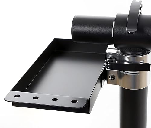 Miniatura 6 de CyclingDeal Soporte completo de reparación de bicicletas de aluminio, soporte de trabajo mecánico portátil para el hogar, ideal para bicicletas de