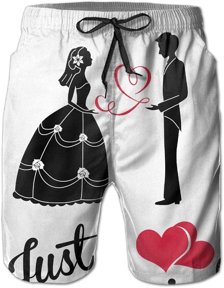 Just married swim trunks Clearance
