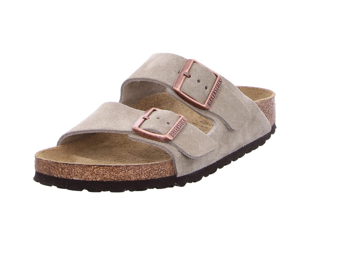 Birkenstock Arizona, Unisex-Adults' Sandals, Grey (Taupe), 5.5 UK Slim (39 EU)