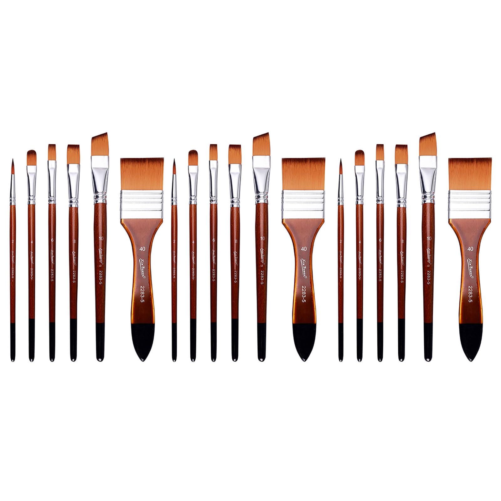 3 Set Artists Paint Brushes Set Nylon Hair Painting Multifunctional Artist Paint Watercolor