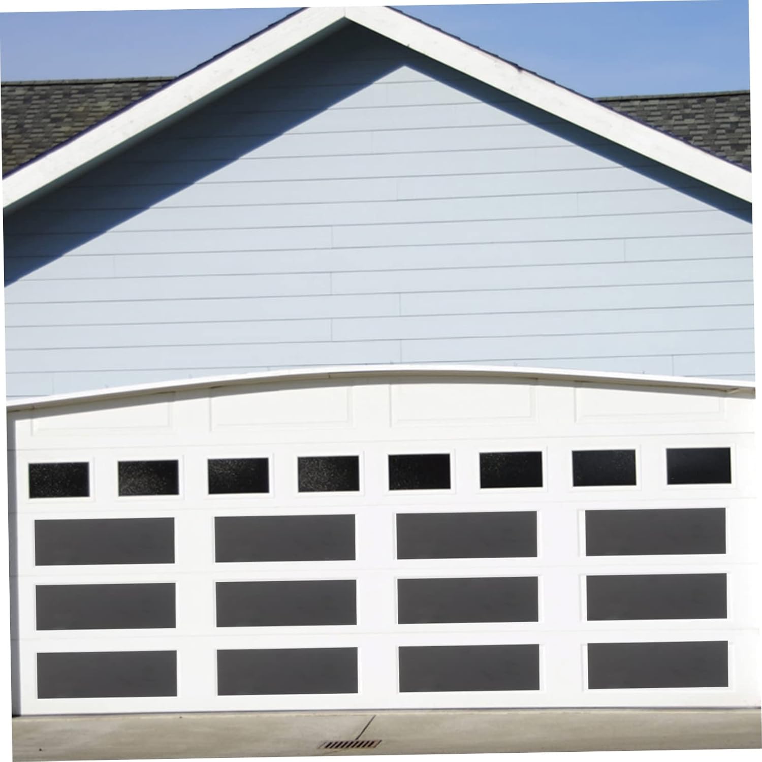 TEHAUX 32pcs Car Garage Door Fake Window Magnets Magnetic Panels Sheets Window Decals