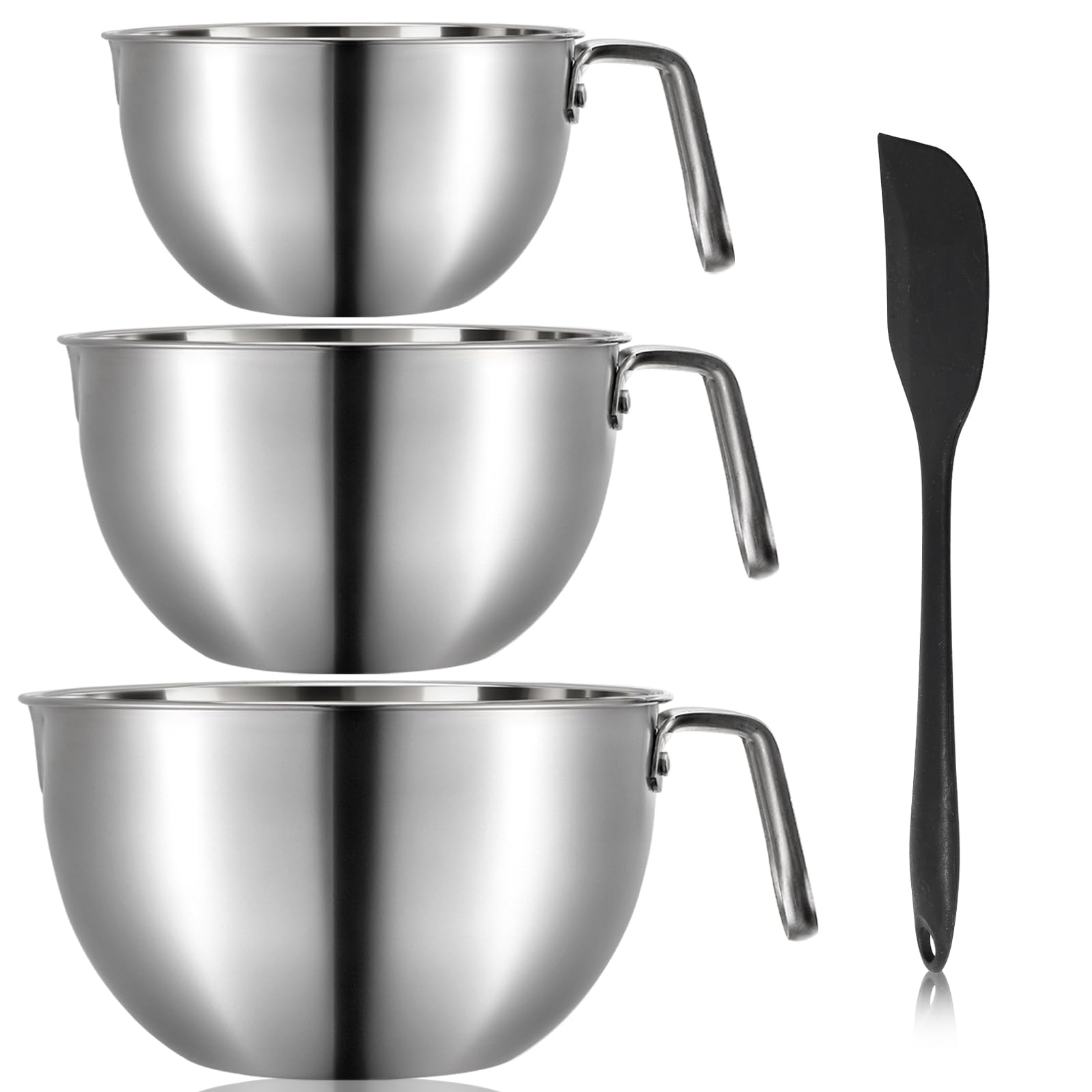 Photo 1 of Suwimut Stainless Steel Mixing Bowls - 3 Sizes