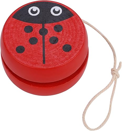 Dioche Yoyo de madera para niños principiantes, YoYo con cuerda, lindo patrón de dibujos animados para principiantes, juguete de enseñanza de disponible en Yaxa Guatemala