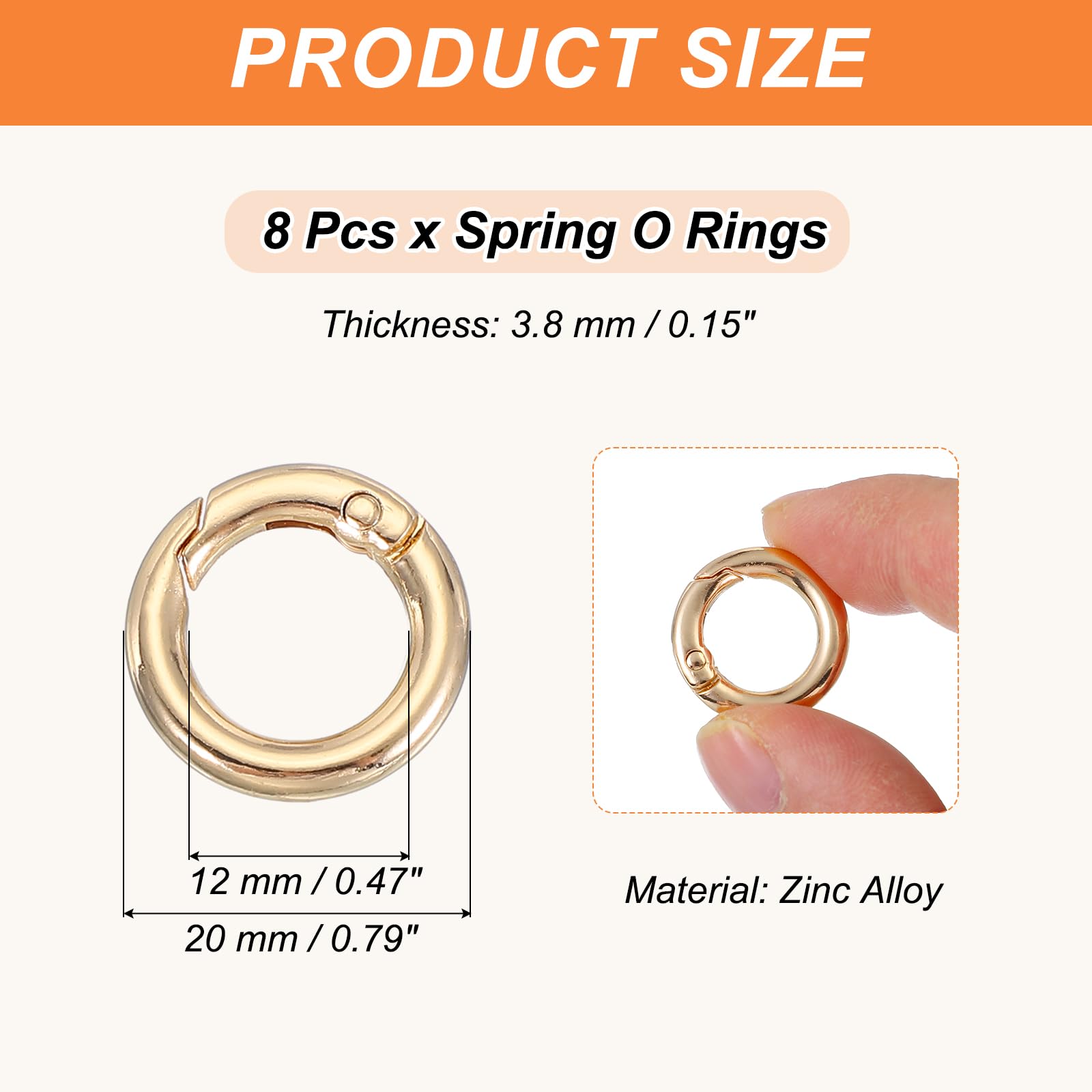 PATIKIL Spring O Rings - Image 2