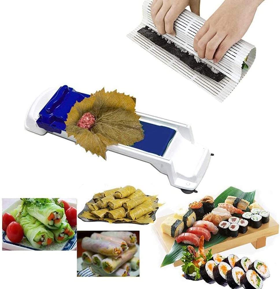 LATRAT Rolka do liści winogron, warzyw i mięsa, narzędzie do sushi, narzędzie "zrób to sam"