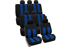 FH Group Striking Striped Universal 7 Seater Car Seat Covers