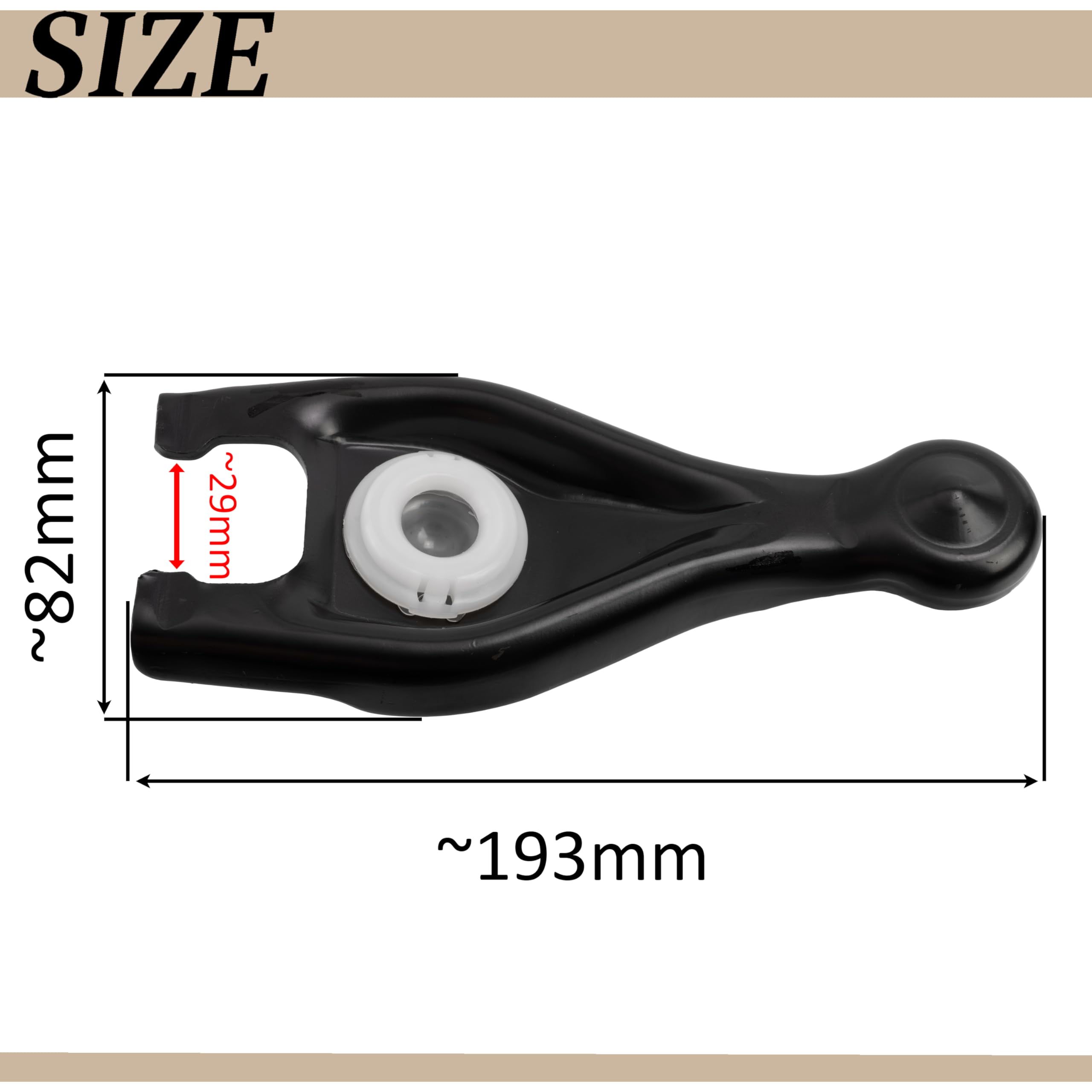 AERZETIX - C70651 - Forcella della frizione - compatibile con numeri OE 2117 66, 9631584587, 9651703088