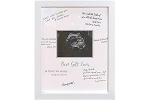 Ultrasound Sonogram Signature Picture Frame Guest Book for Baby Shower