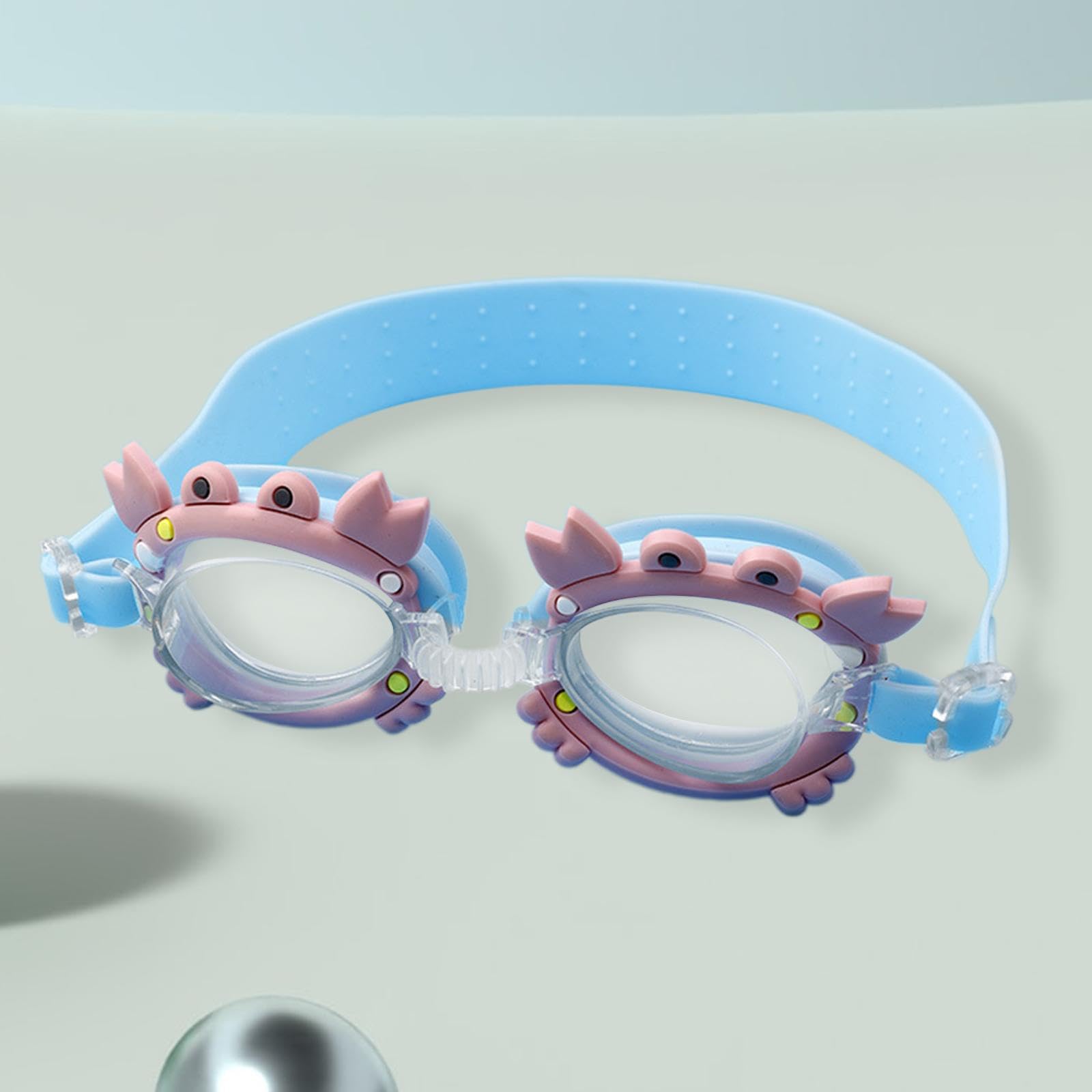 5X Lunettes de Natation en Carton Lunettes de Natation pour Enfants Lunettes de Plage D'été Lunettes de Natation Anti-buée en Silicone Souple Lunettes