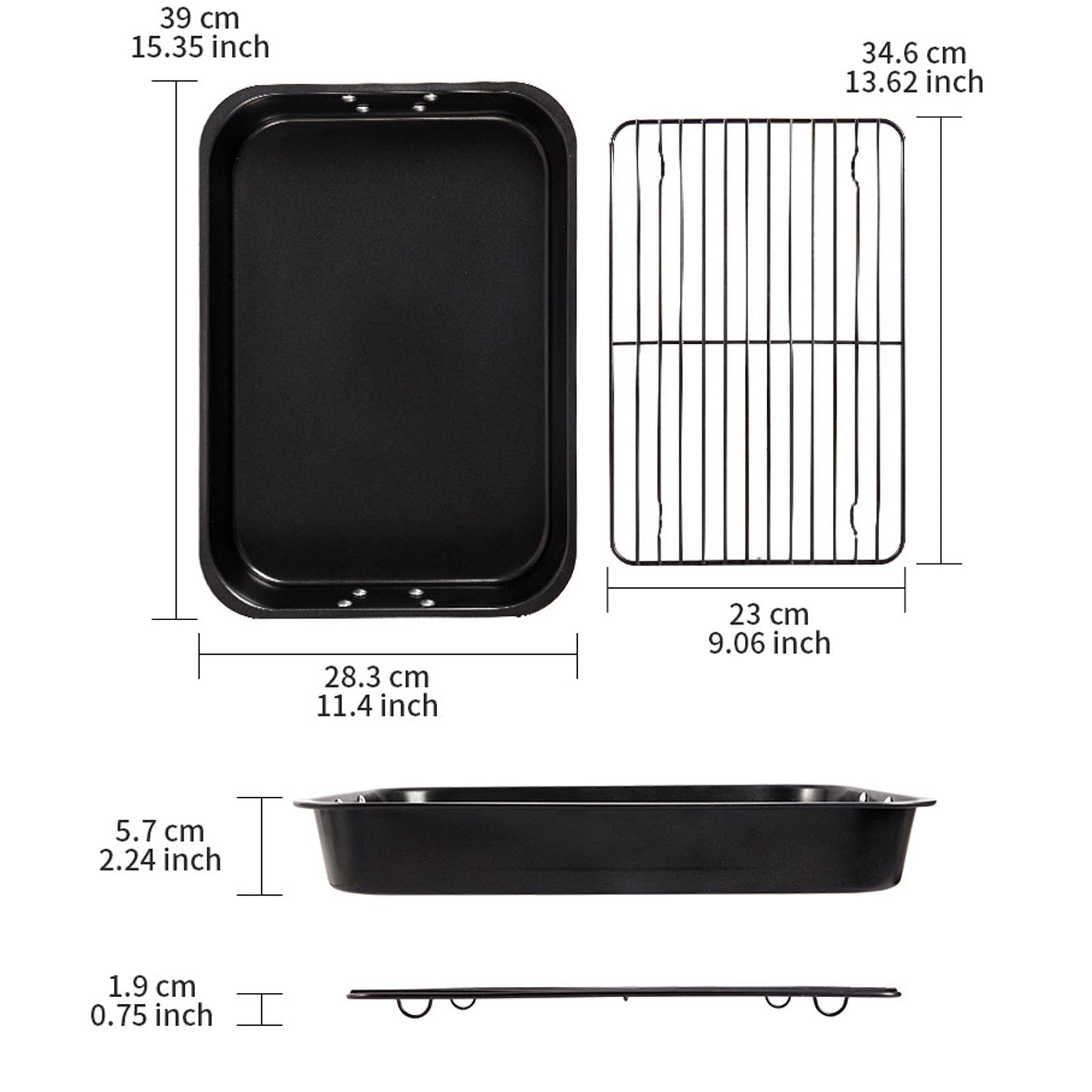 Bratpfannen für Öfen, Gemüsegrillkorb Camping BBQ Grilltabletts