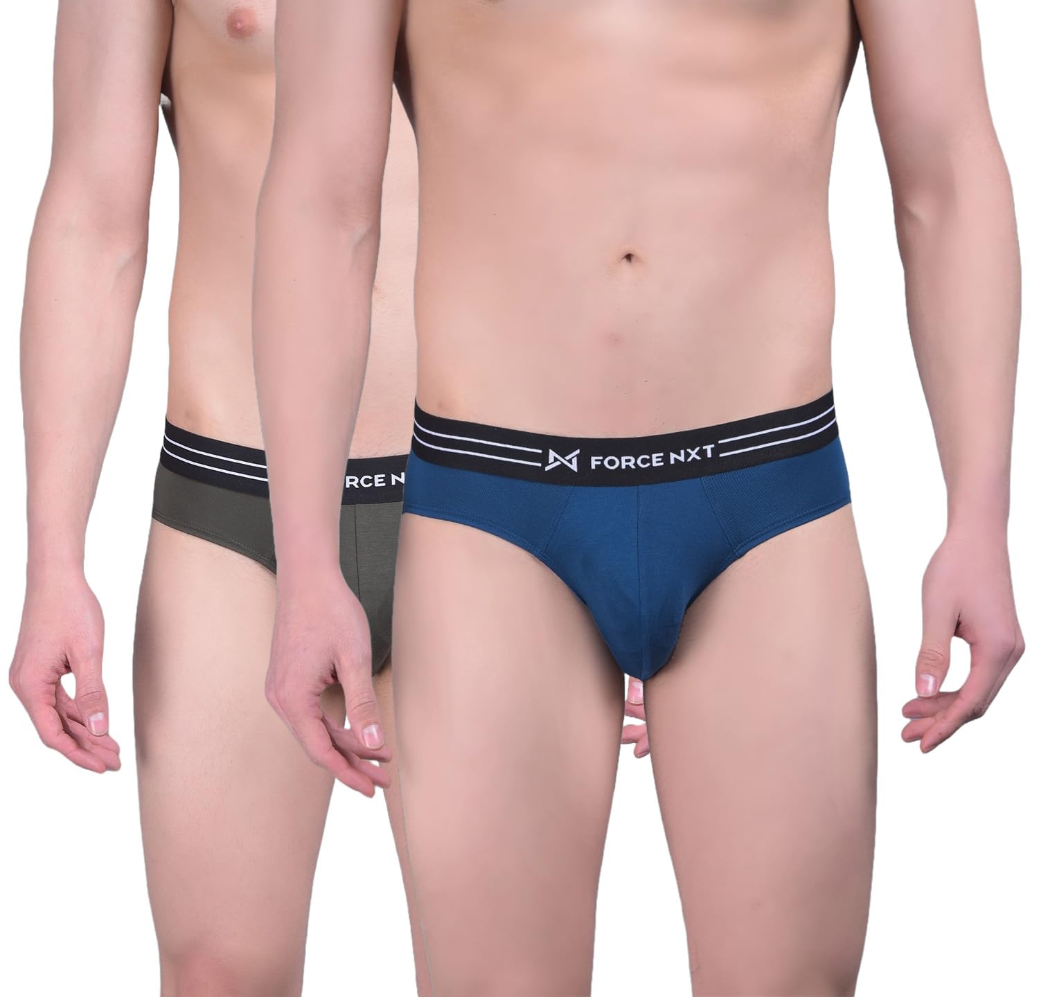 Force NXT Men's Cotton Solid Briefs