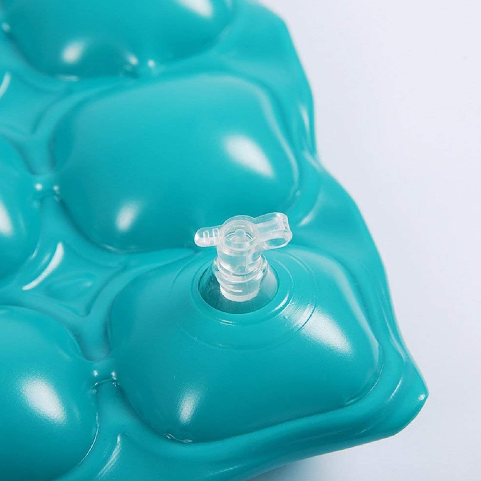 NEFSO Almohada para el Dolor de Cama, cojín de Dona Inflable para el Dolor de coxis, cojín para Asiento de hemorroides, cojín antiescaras para úlceras por presión, Silla de Ruedas, Verde (Verde)