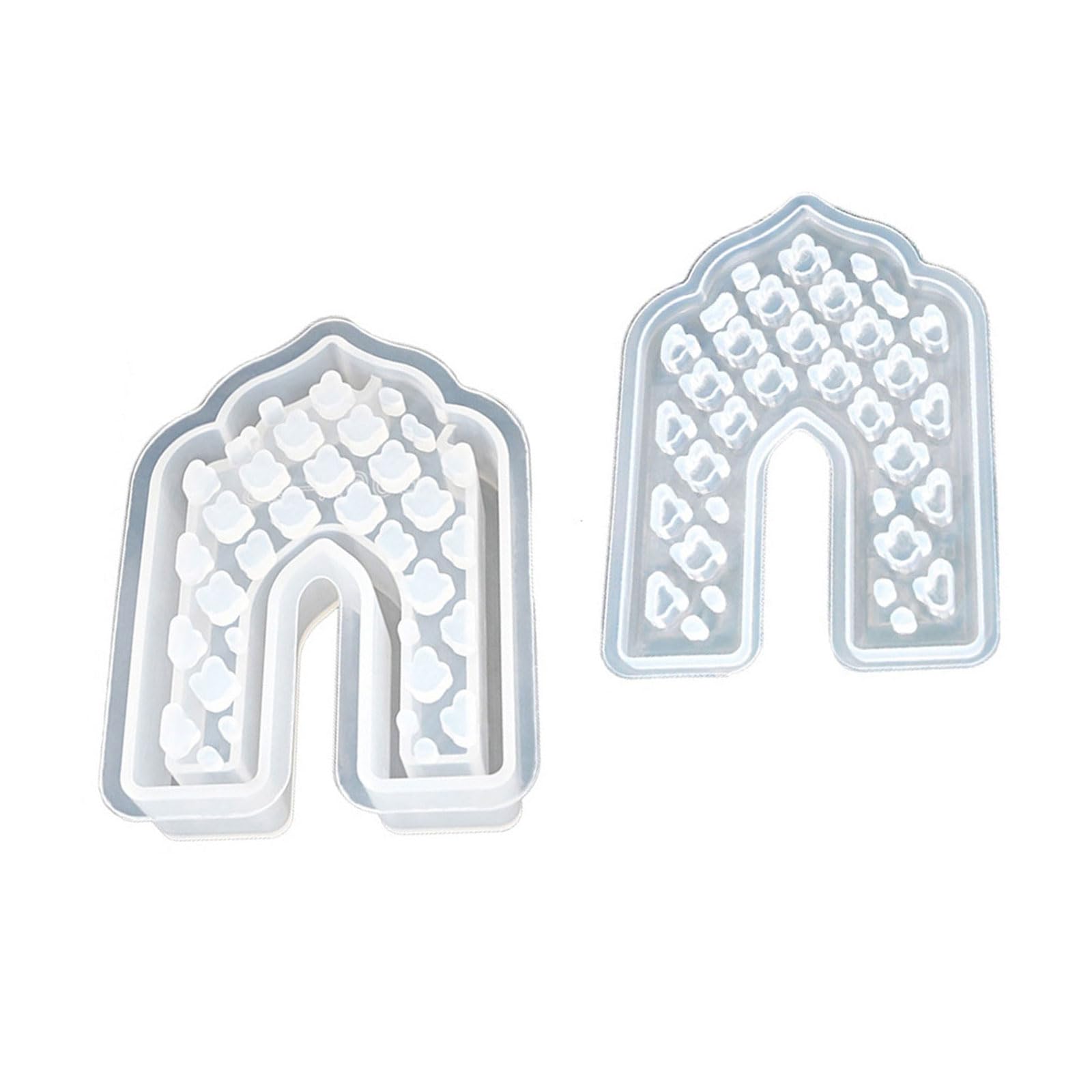 carotoe House Silicone Stand Molds Silicone Tealight Holder Molds for Making Holder Gypsum Decoration Craft